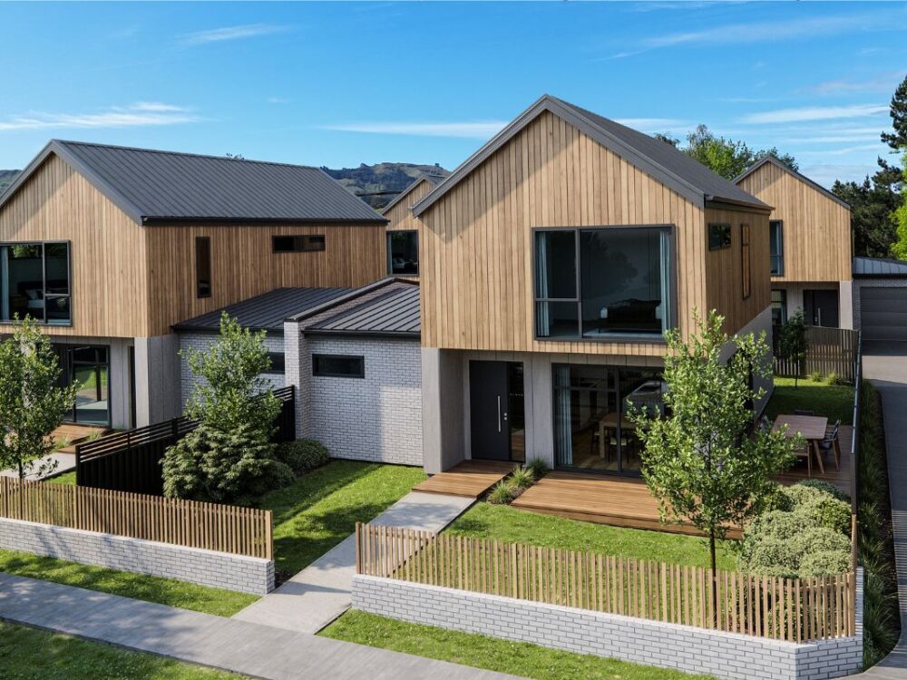 Render of Te Aute Road Town Houses