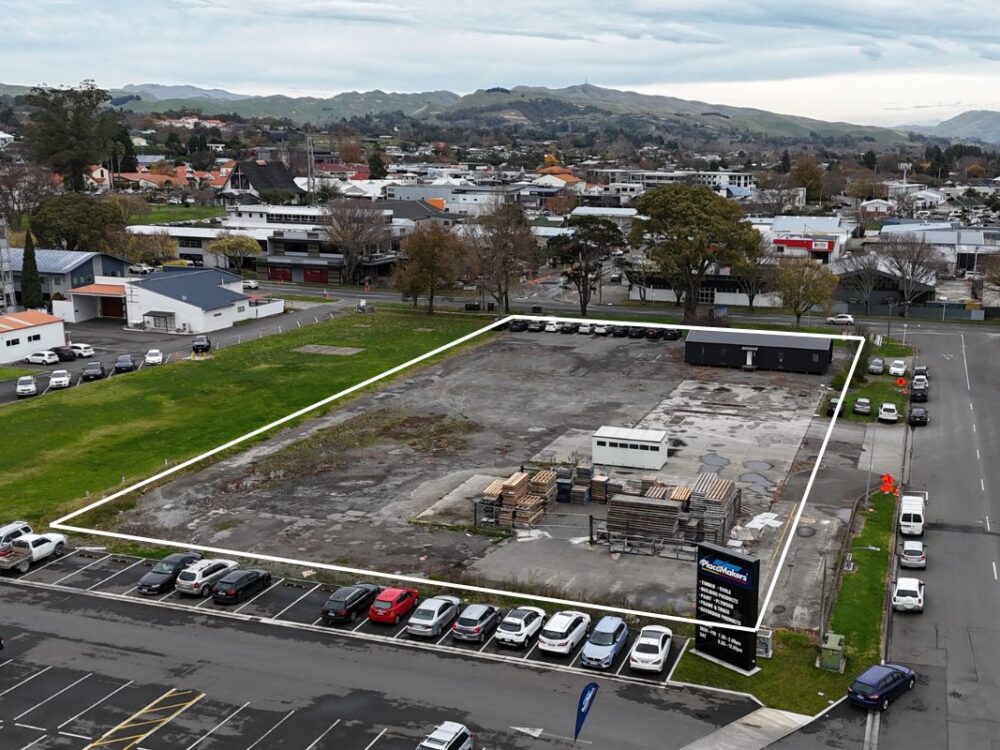 Aerial Shot of Industrial Land, Havelock North