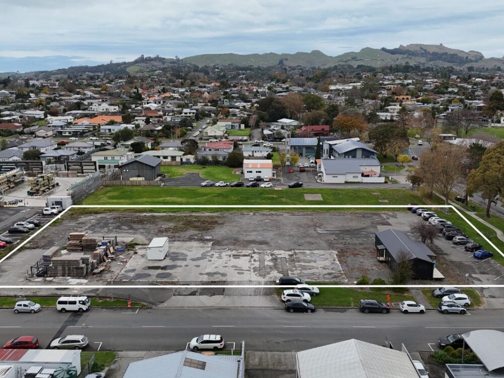 Aerial Shot of Industrial Land, Havelock North