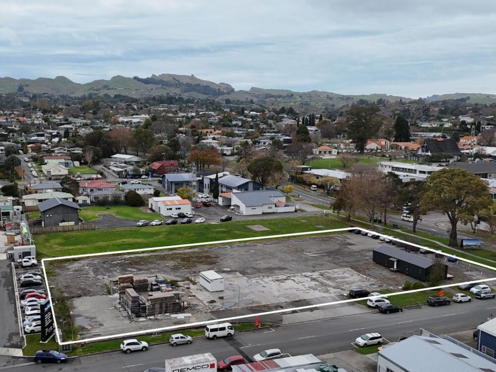 Aerial Shot of Industrial Land, Havelock North