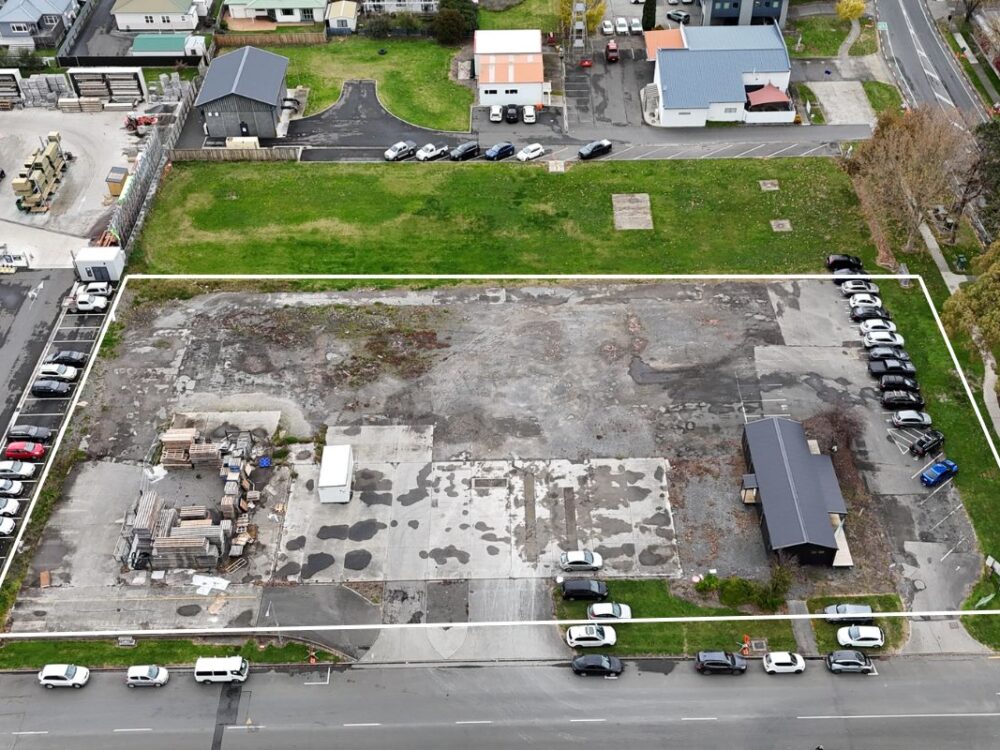Aerial Shot of Industrial Land, Havelock North