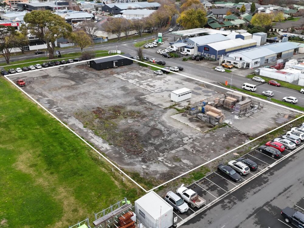 Aerial Shot of Industrial Land, Havelock North